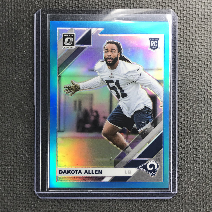 2019 Donruss Optic DAKOTA ALLEN Rookie Aqua Prizm 218/299-Cherry Collectables