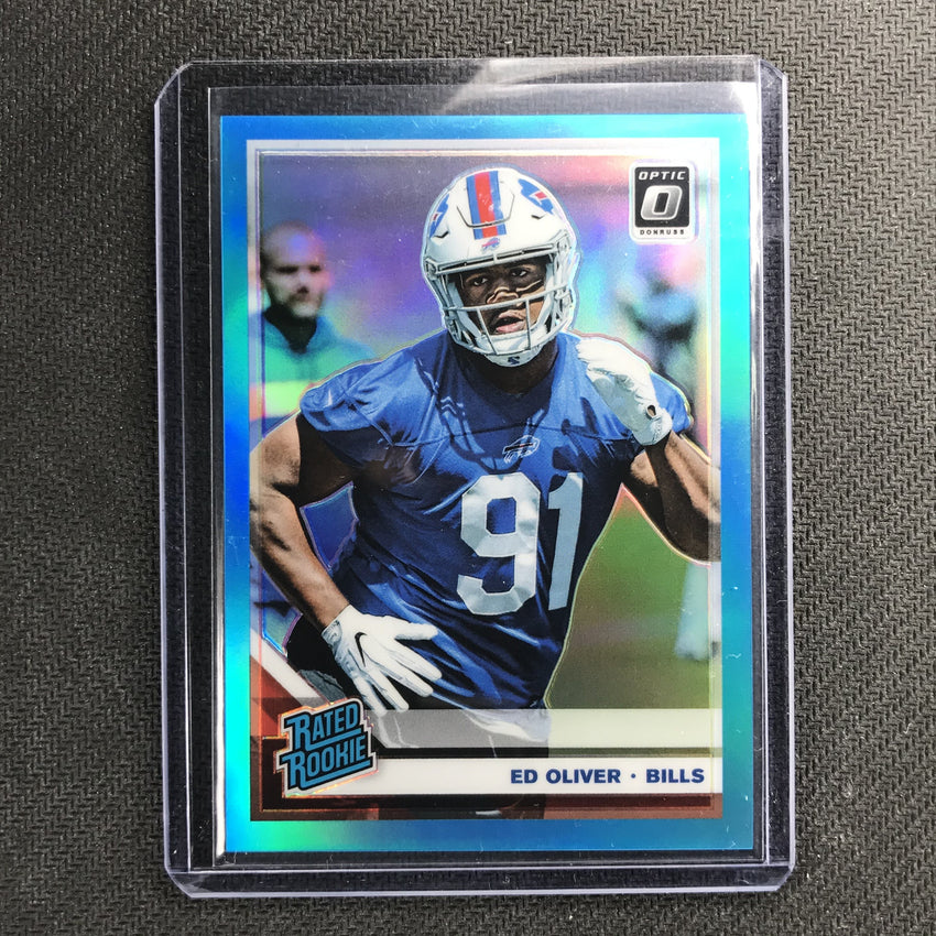 2019 Donruss Optic ED OLIVER Rated Rookie Aqua Prizm 112/299-Cherry Collectables
