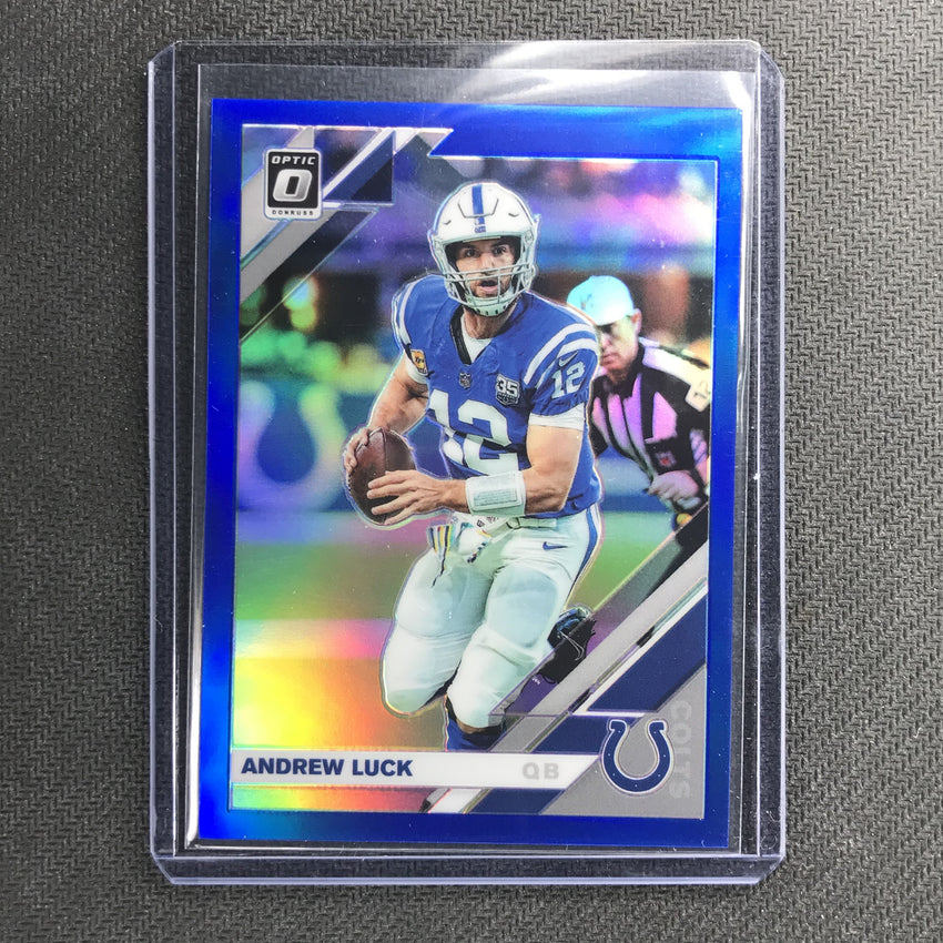 2019 Donruss Optic ANDREW LUCK Blue Prizm 142/150-Cherry Collectables