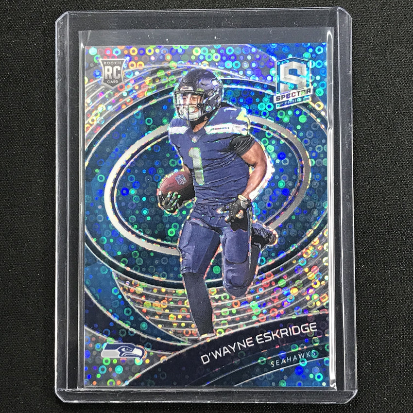 2021 Spectra Dwayne Eskridge Rookie Neon Blue 1/60