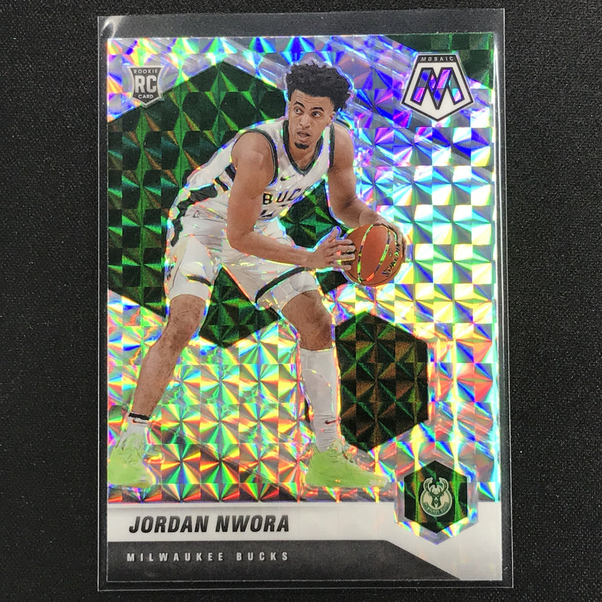 2020-21 Mosaic JORDAN NWORA Rookie Mosaic Silver #219