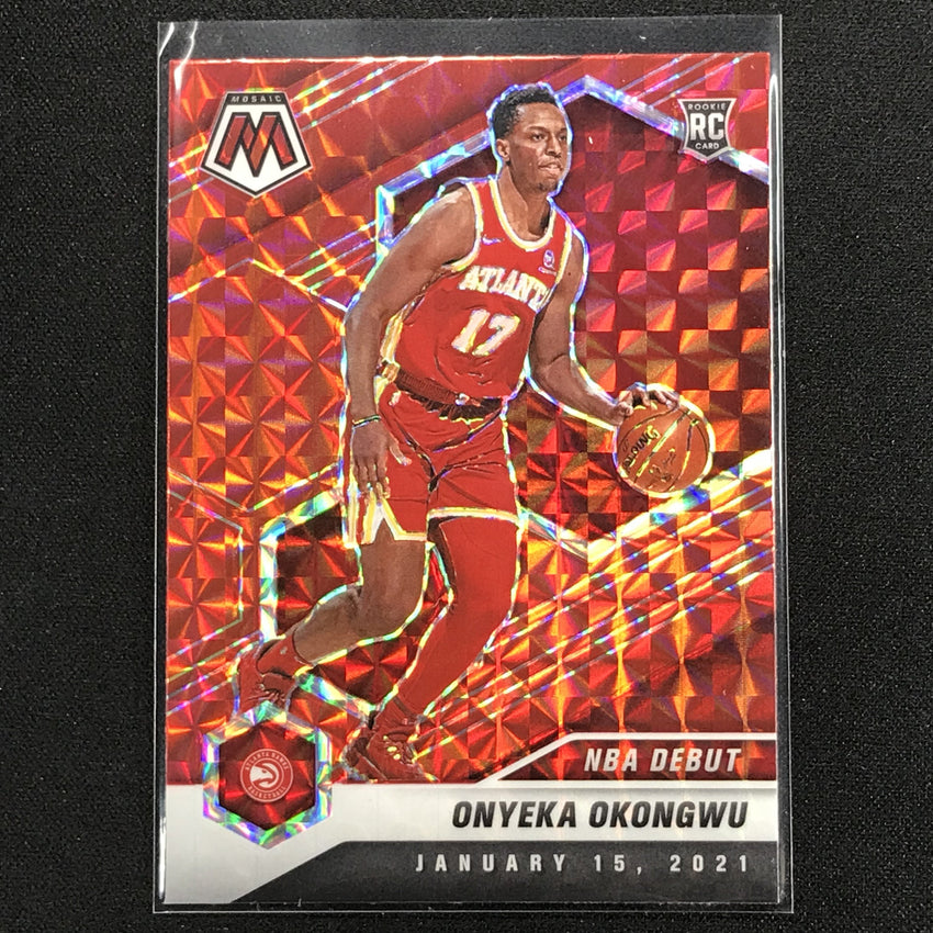 2020-21 Mosaic ONYEKA OKONGWU NBA Debut Rookie Mosaic Red #274