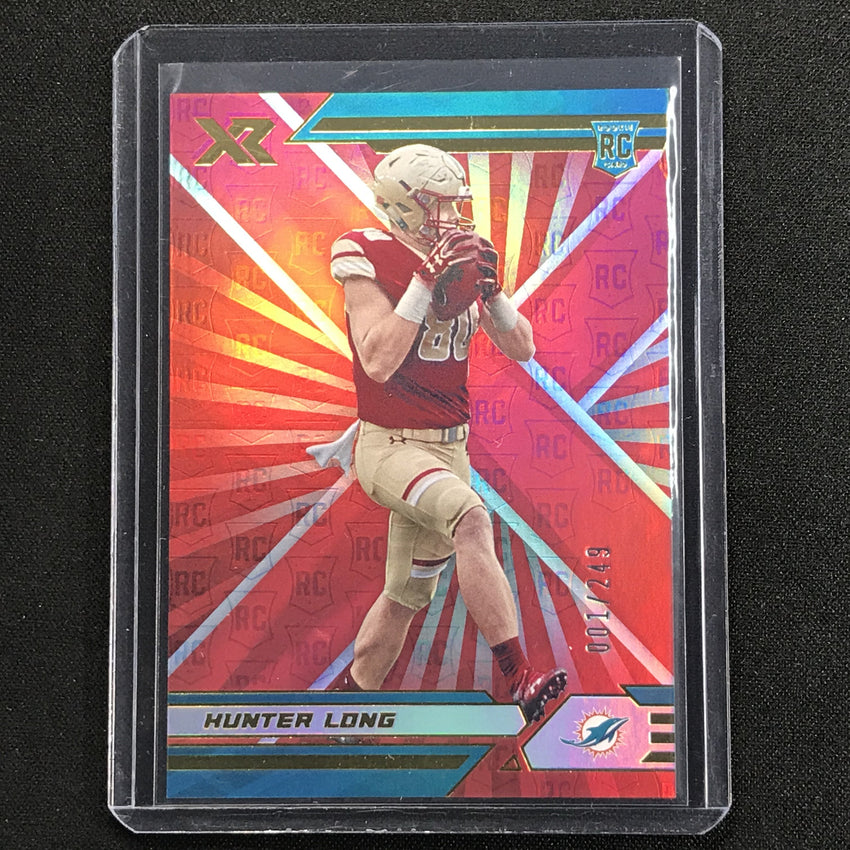 2021 Xr Hunter Long Rookie Red 1/249