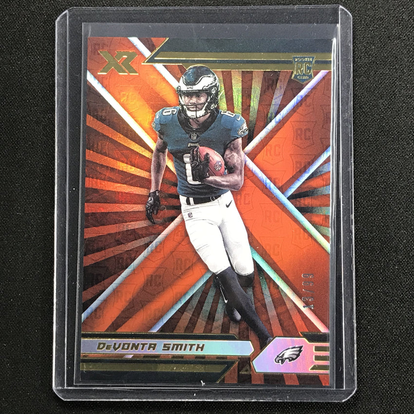 2021 Xr Devonta Smith Rookie Orange 13/99