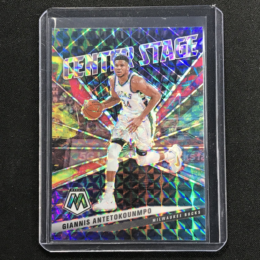 2020-21 Mosaic Giannis Antetokounmpo Center Stage No 10