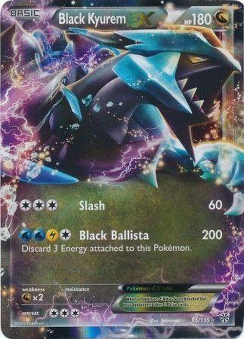 Black Kyurem EX - 95/135 - Ultra Rare - BW Plasma Storm-Cherry Collectables