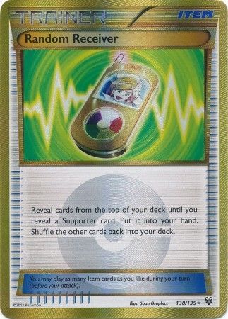 Random Receiver - 138/135 - Ultra Rare - BW Plasma Storm-Cherry Collectables