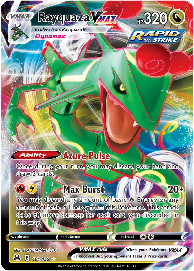 Rayquaza VMAX - 101/159 - Ultra Rare Crown Zenith