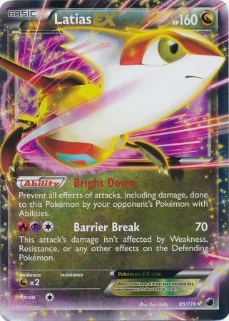Latias EX - 85/116 - Ultra Rare-Cherry Collectables