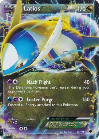 Latios EX - 86/116 - Ultra Rare-Cherry Collectables
