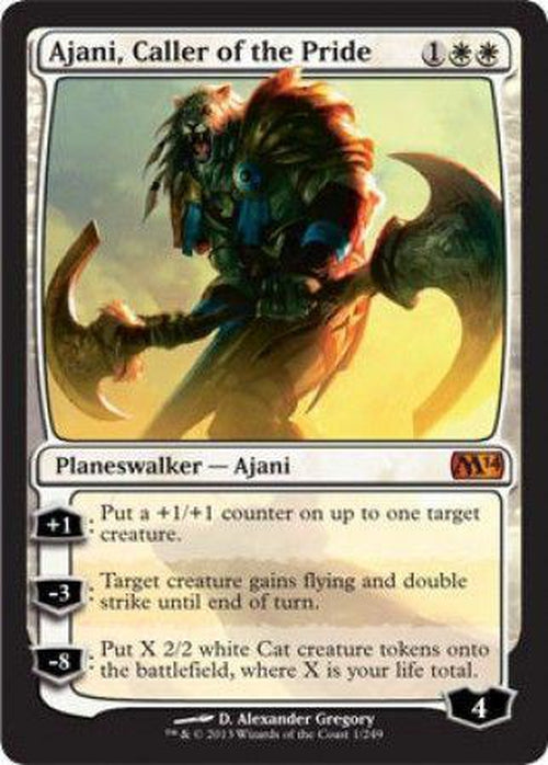 Ajani, Caller of the Pride - Core Set 2014-Cherry Collectables