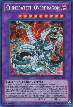 Chimeratech Overdragon - LCGX-EN183 - Secret Rare Unlimited