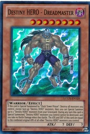 Destiny Hero - Dreadmaster - LCGX-EN125 - Super Rare Unlimited