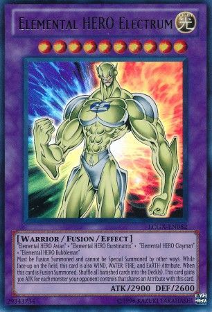 Elemental Hero Electrum - LCGX-EN052 - Ultra Rare Unlimited