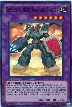 Elemental Hero Rampart Blaster - LCGX-EN047 - Super Rare Unlimited