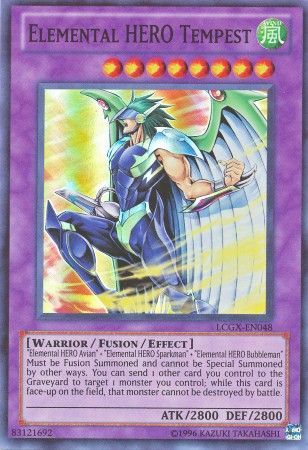 Elemental Hero Tempest - LCGX-EN048 - Super Rare Unlimited