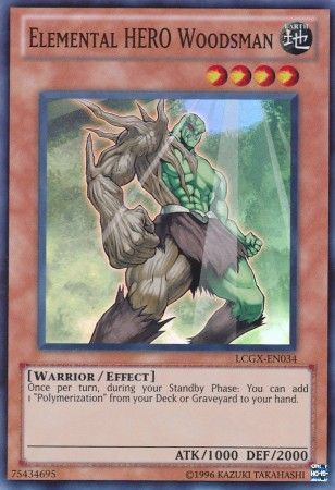 Elemental Hero Woodsman - LCGX-EN034 - Super Rare Unlimited