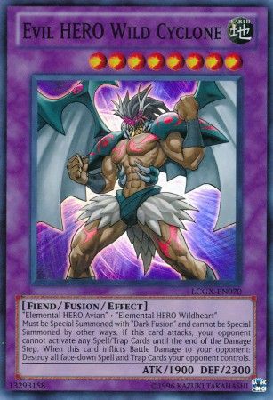 Evil Hero Wild Cyclone - LCGX-EN070 - Super Rare Unlimited