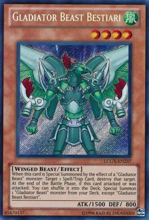 Gladiator Beast Bestiari - LCGX-EN237 - Secret Rare Unlimited