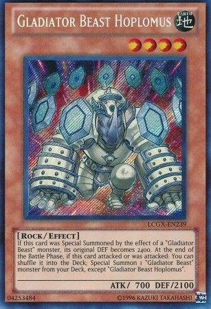 Gladiator Beast Hoplomus - LCGX-EN239 - Secret Rare Unlimited