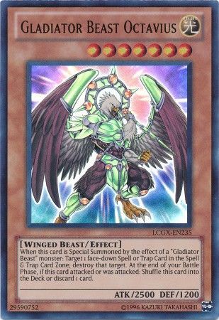 Gladiator Beast Octavius - LCGX-EN235 - Ultra Rare Unlimited
