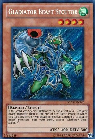 Gladiator Beast Secutor - LCGX-EN240 - Secret Rare Unlimited