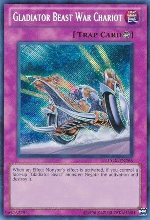 Gladiator Beast War Chariot - LCGX-EN266 - Secret Rare Unlimited