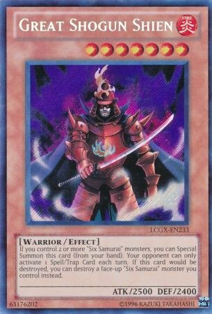 Great Shogun Shien - LCGX-EN233 - Secret Rare Unlimited