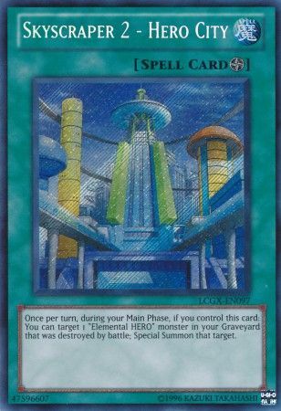 Skyscraper 2 - Hero City - LCGX-EN097 - Secret Rare Unlimited