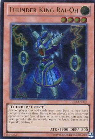 Ultimate Rare - Thunder King Rai-Oh - TU08-EN000-Cherry Collectables