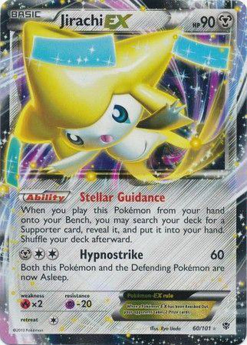 Jirachi EX - 60/101 - Ultra Rare - Plasma Blast-Cherry Collectables