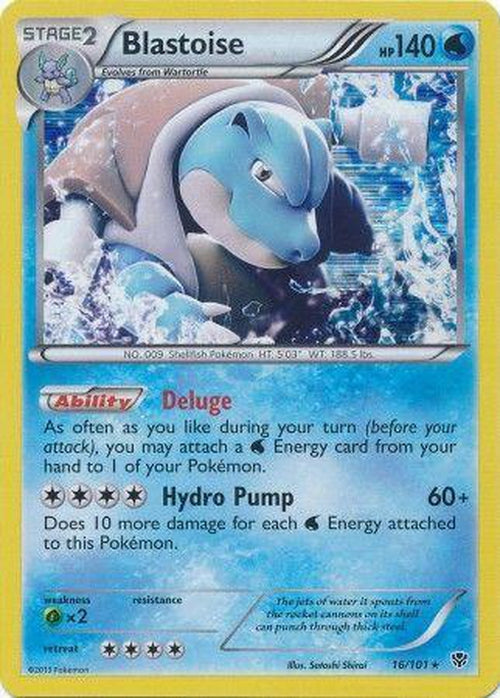 Blastoise - 16/101 - Holo Rare - Plasma Blast-Cherry Collectables