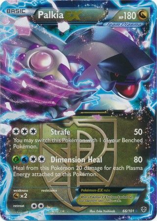 Palkia EX - 66/101 - Ultra Rare - Plasma Blast-Cherry Collectables