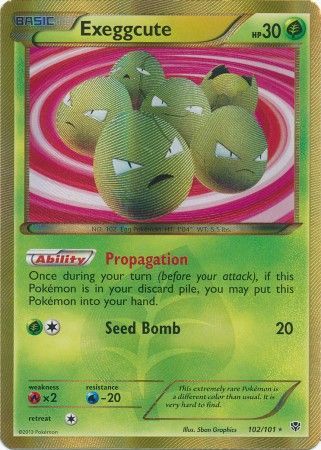 Exeggcute - 102/101 - Ultra Rare - Plasma Blast-Cherry Collectables