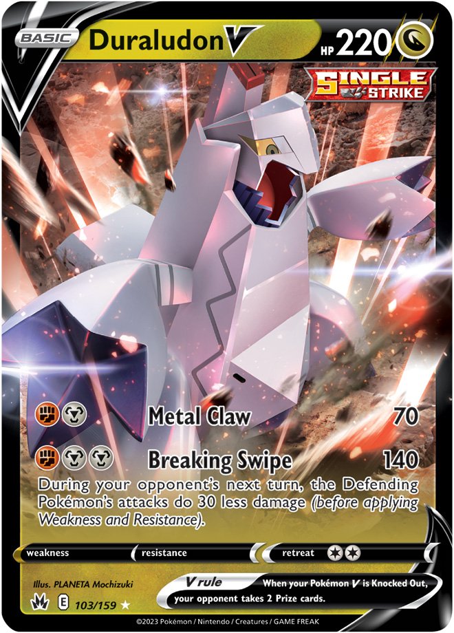 Duraludon V - 103/159 - Ultra Rare Crown Zenith
