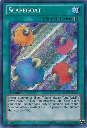 Scapegoat - LCJW-EN066 - Secret Rare - 1st Edition-Cherry Collectables