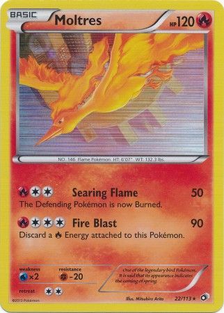Moltres - 22/113 - Holo Rare-Cherry Collectables