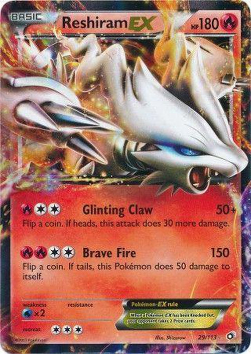 Reshiram EX - 29/113 - Ultra Rare - Legendary Treasures-Cherry Collectables