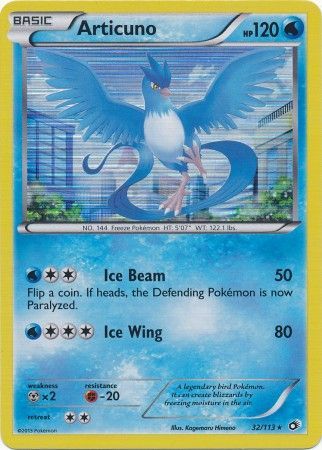Articuno - 32/113 - Holo Rare-Cherry Collectables