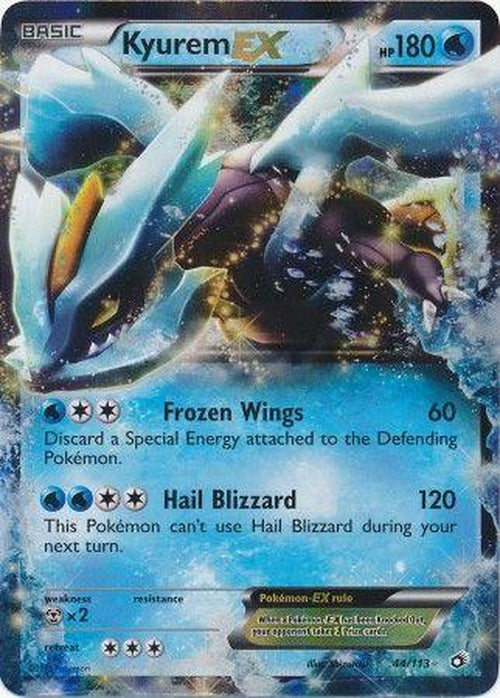Kyurem EX - 44/113 - Ultra Rare - Legendary Treasures-Cherry Collectables