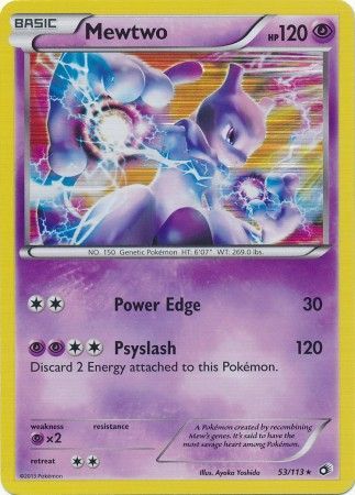 Mewtwo - 53/113 - Holo Rare-Cherry Collectables