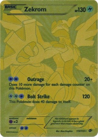 Zekrom - 115/113 - Full Art Ultra Rare - Legendary Treasures Cherry Collectables Zekrom - 115/113 - Full Art Ultra Rare - Legendary Treasures Cherry Collectables