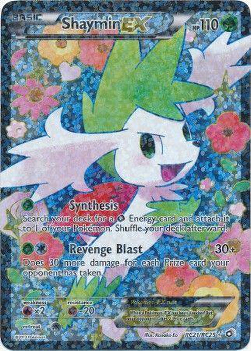 Shaymin EX - RC21/RC25 - Full Art Ultra Rare Legendary Treasures-Cherry Collectables
