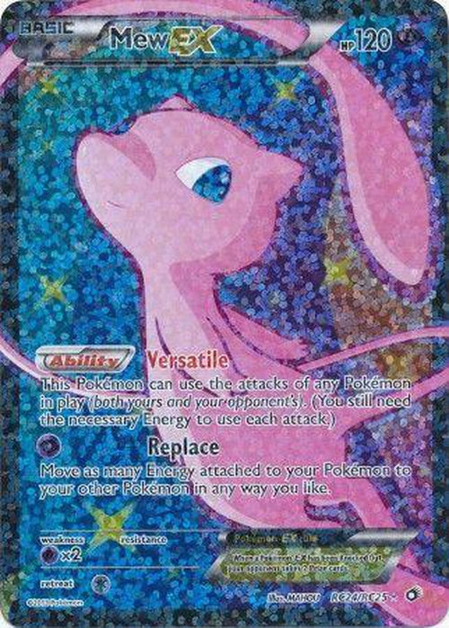Mew EX - RC24/RC25 - Full Art Ultra Rare Legendary Treasures-Cherry Collectables
