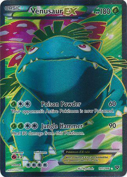 Venusaur EX - 141/146 - Full Art Ultra Rare - XY Base Set-Cherry Collectables