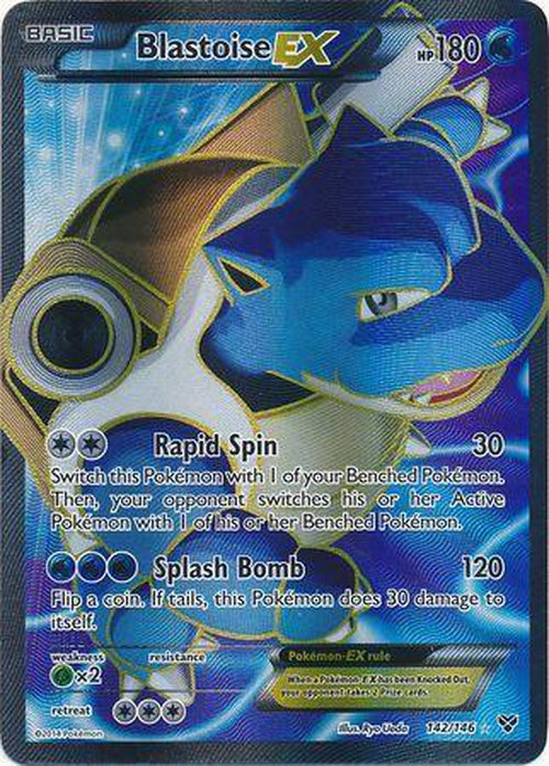 Blastoise EX - 142/146 - Full Art Ultra Rare - XY Base Set-Cherry Collectables