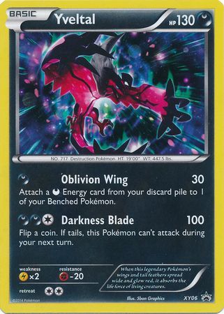 Yveltal - XY06 - XY Holo Promo-Cherry Collectables