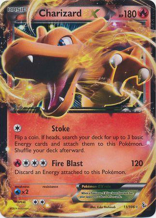 Charizard EX - 11/106 - Ultra Rare - Flashfire-Cherry Collectables