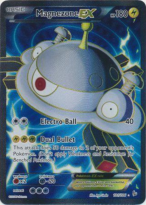 Magnezone EX - 101/106 - Full Art Ultra Rare - Flashfire-Cherry Collectables