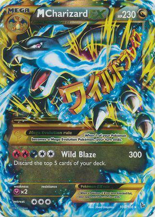 Mega Charizard EX - 108/106 - Ultra Rare - Flashfire-Cherry Collectables
